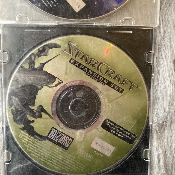StarCraft & Expansion Set: Brood War PC Game Discs Only Gaming Vintage Y2K - Picture 2 of 5